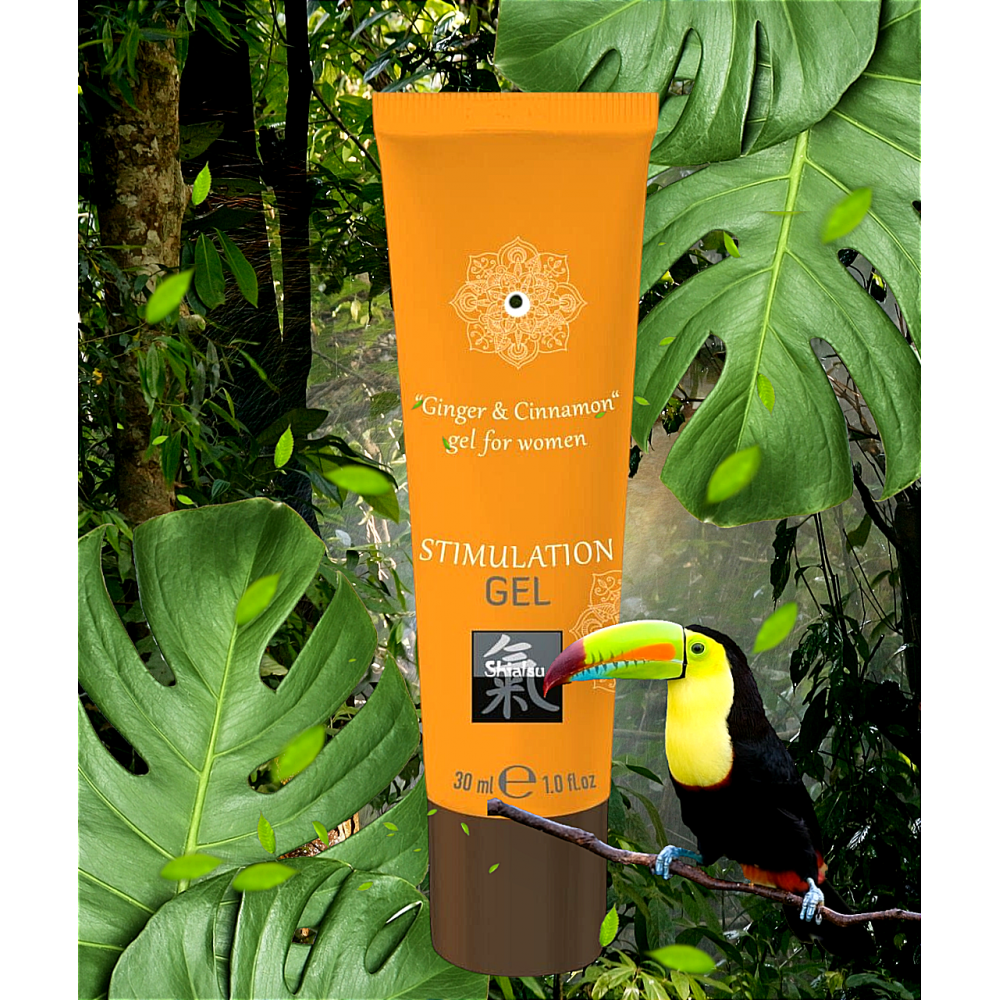 Разное - Гель для интимной стимуляции Shiatsu Имбирь и Корица, 30 мл 2