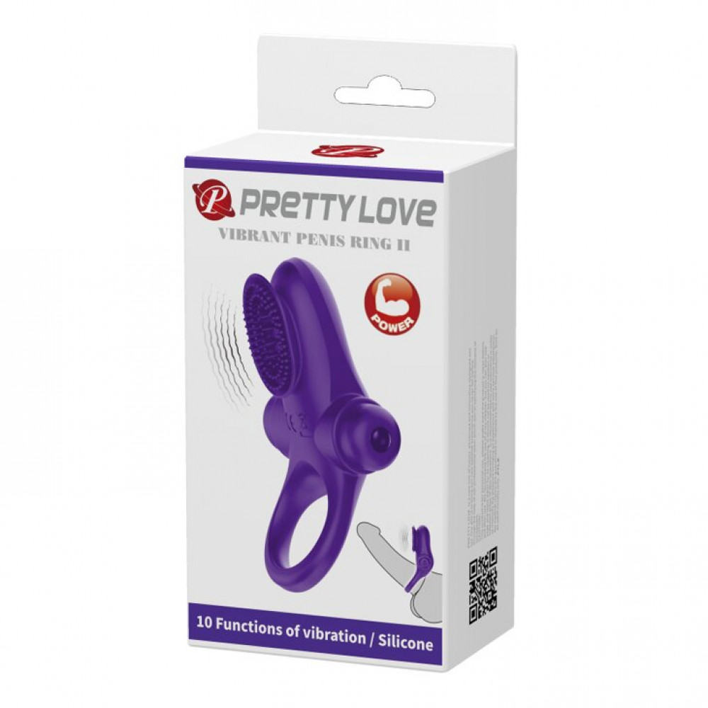 Разное - Кольцо эрекционное серии Pretty Love - Vibrant penis ring II, BI-210205-1