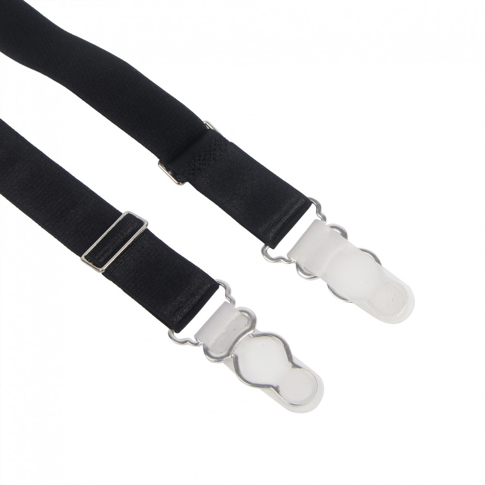 Різне - Комплект пояс для панчіх з трусиками StarNight, чорний, S 8