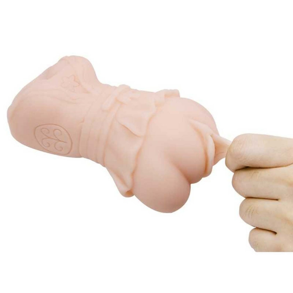  - Мастурбатор вагіна реалістична з вібрацією Crazy Bull Vagina Masturbator Flesh Vibrating тілесний 3