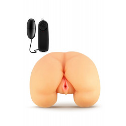 Мастурбатор зад с вибропулей и пультом Blush X5 два отверстия, 26.7 см