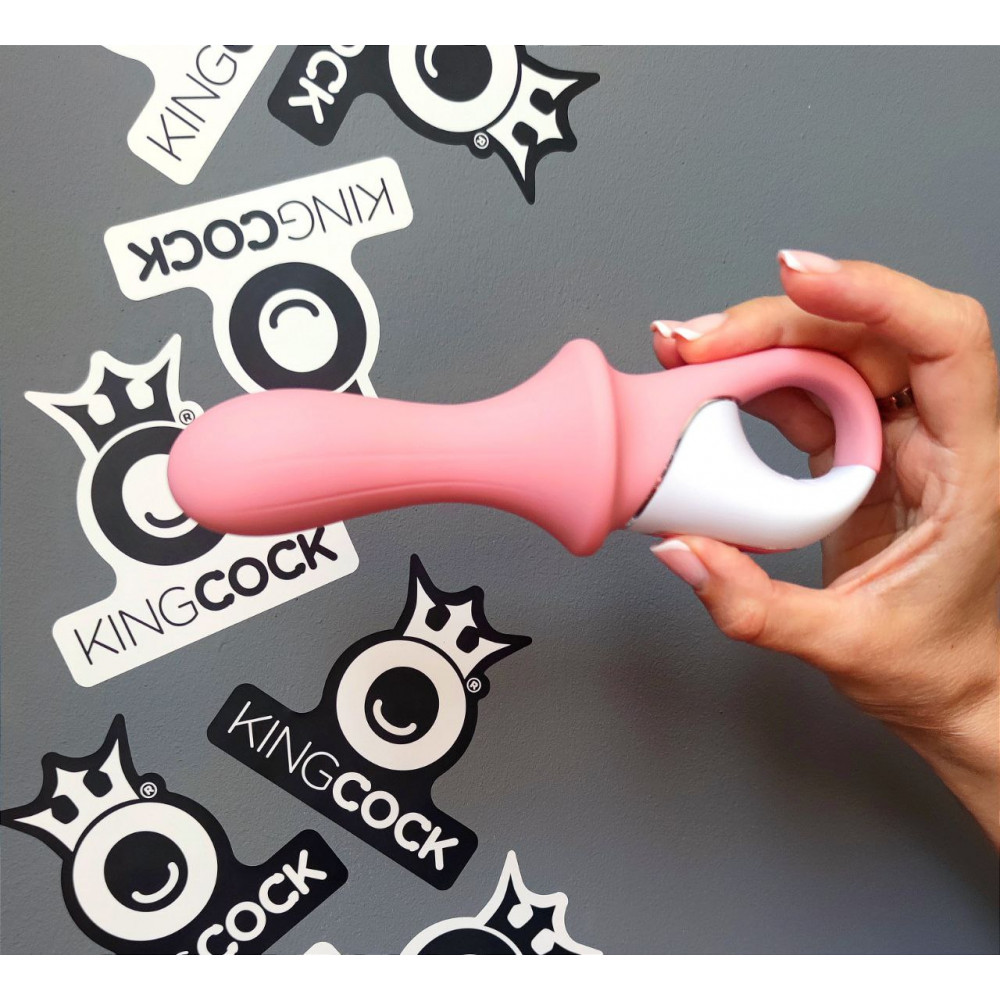 Разное - Надувной анальный смарт вибратор Satisfyer Air Pump Booty 5 Connect App розовый 7
