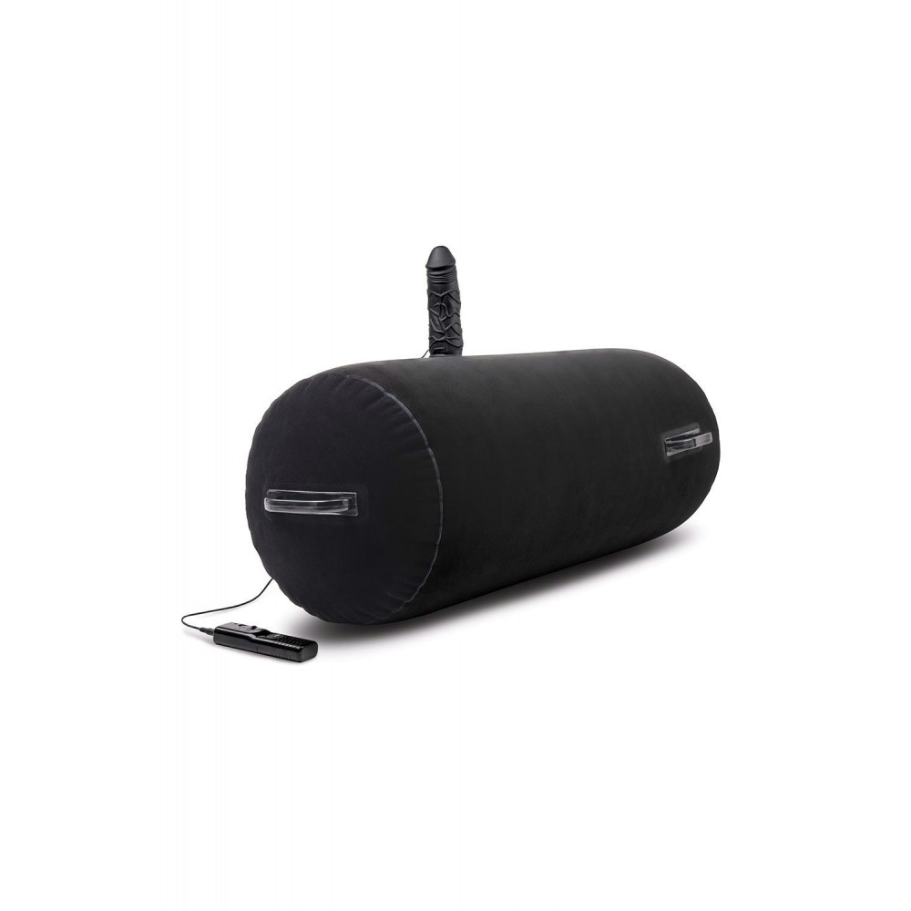 Різне - Надувний валик Whipsmart Inflatable з фалоімітатором на керуванні, чорний 1