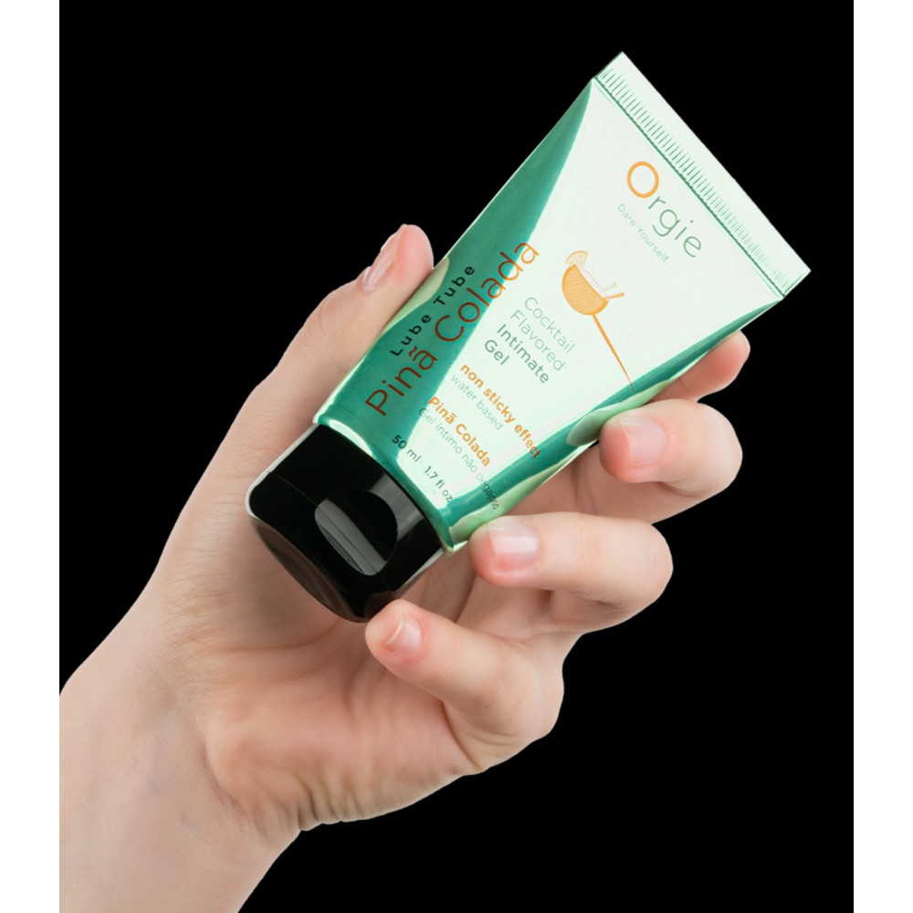 Разное - Оральный лубрикант Orgie Cocktail Flavored Intimate Gel - Pina Colada , 50 ml 2