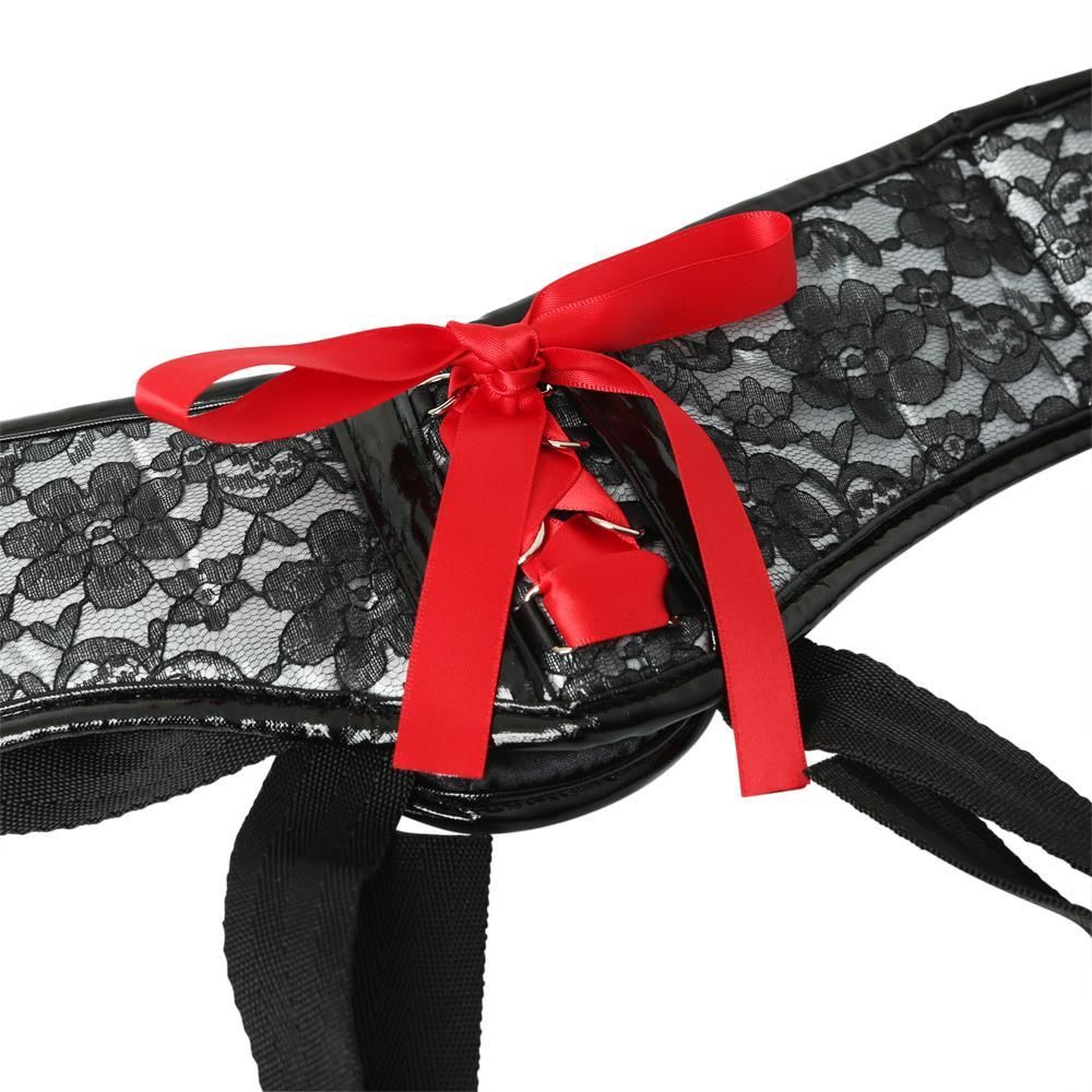 Женское эротическое белье - Трусы для страпона Sportsheets - Platinum Lace Corset 3