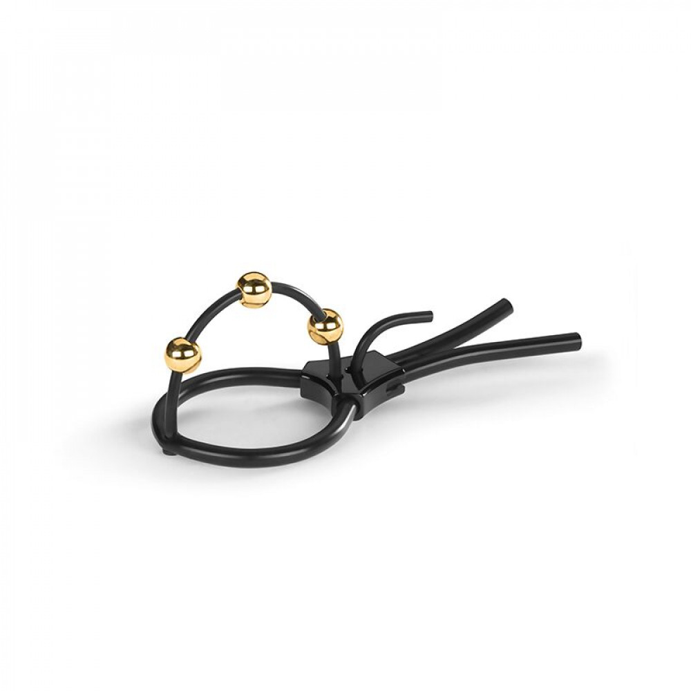 Різне - Утяжка для пеніса Mystim Pearly Pete, з трьома кульками