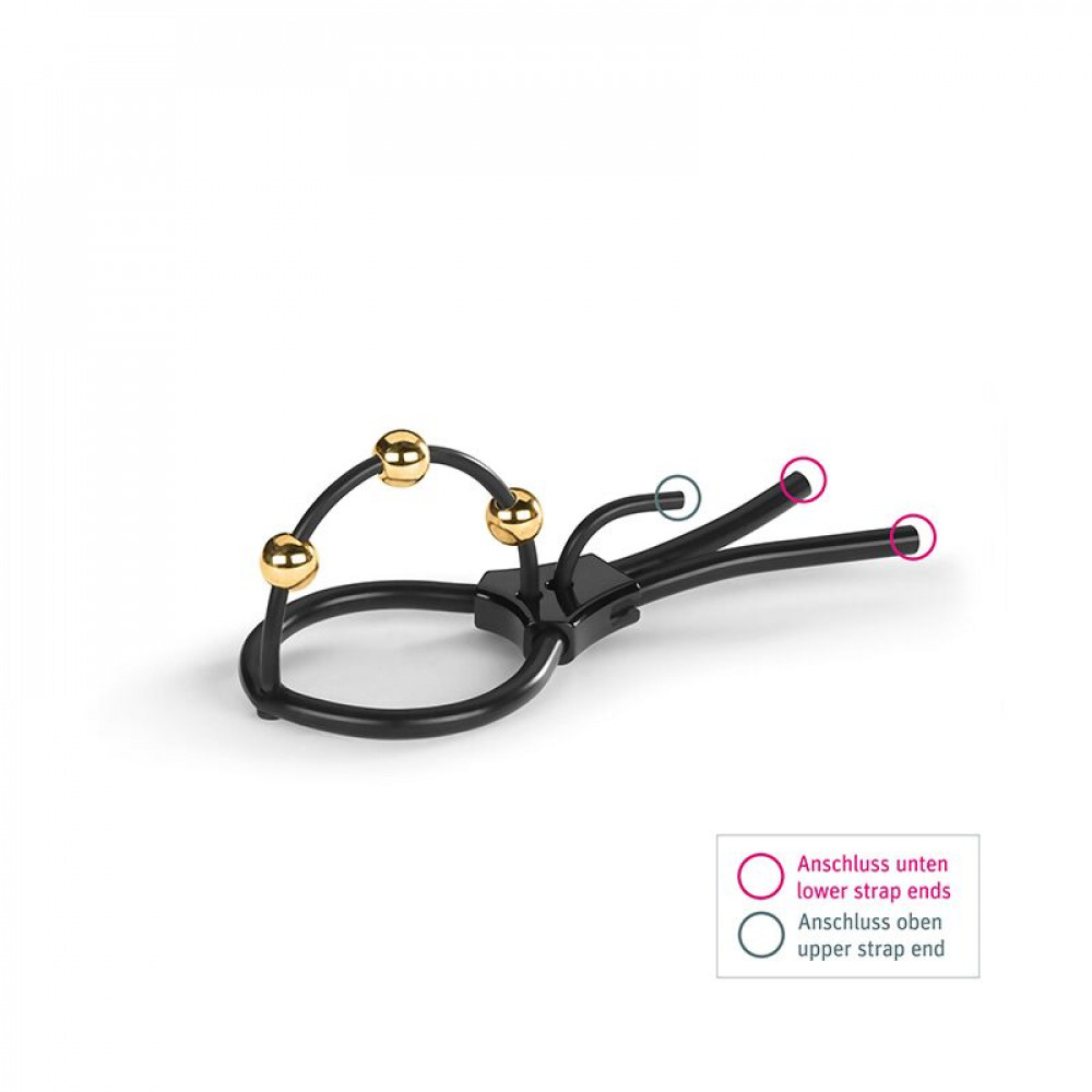 Різне - Утяжка для пеніса Mystim Pearly Pete, з трьома кульками 1