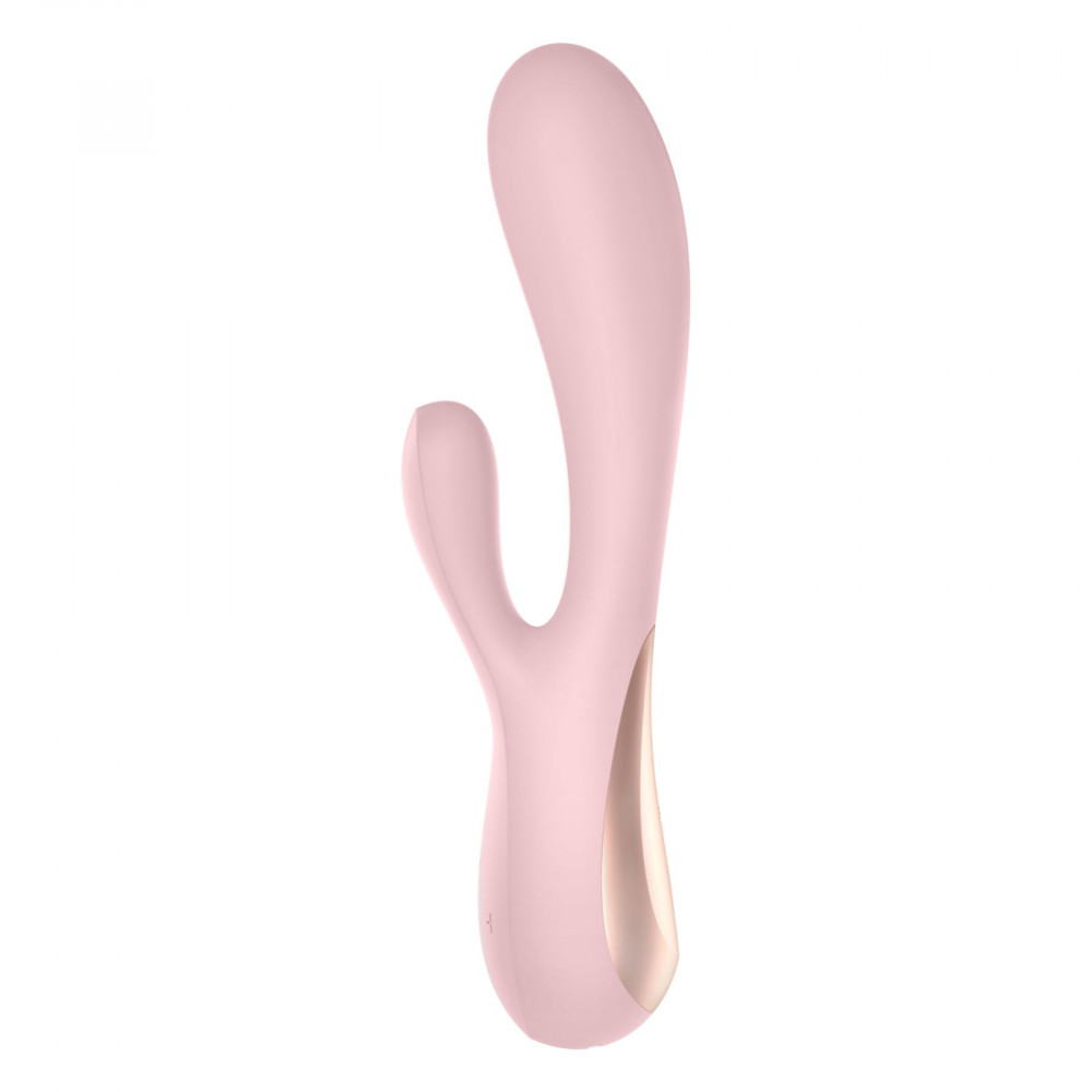 Вибратор-кролик - Смарт вибратор-кролик Satisfyer Mono Flex Mauve, 2 мотора, управление через интернет 1