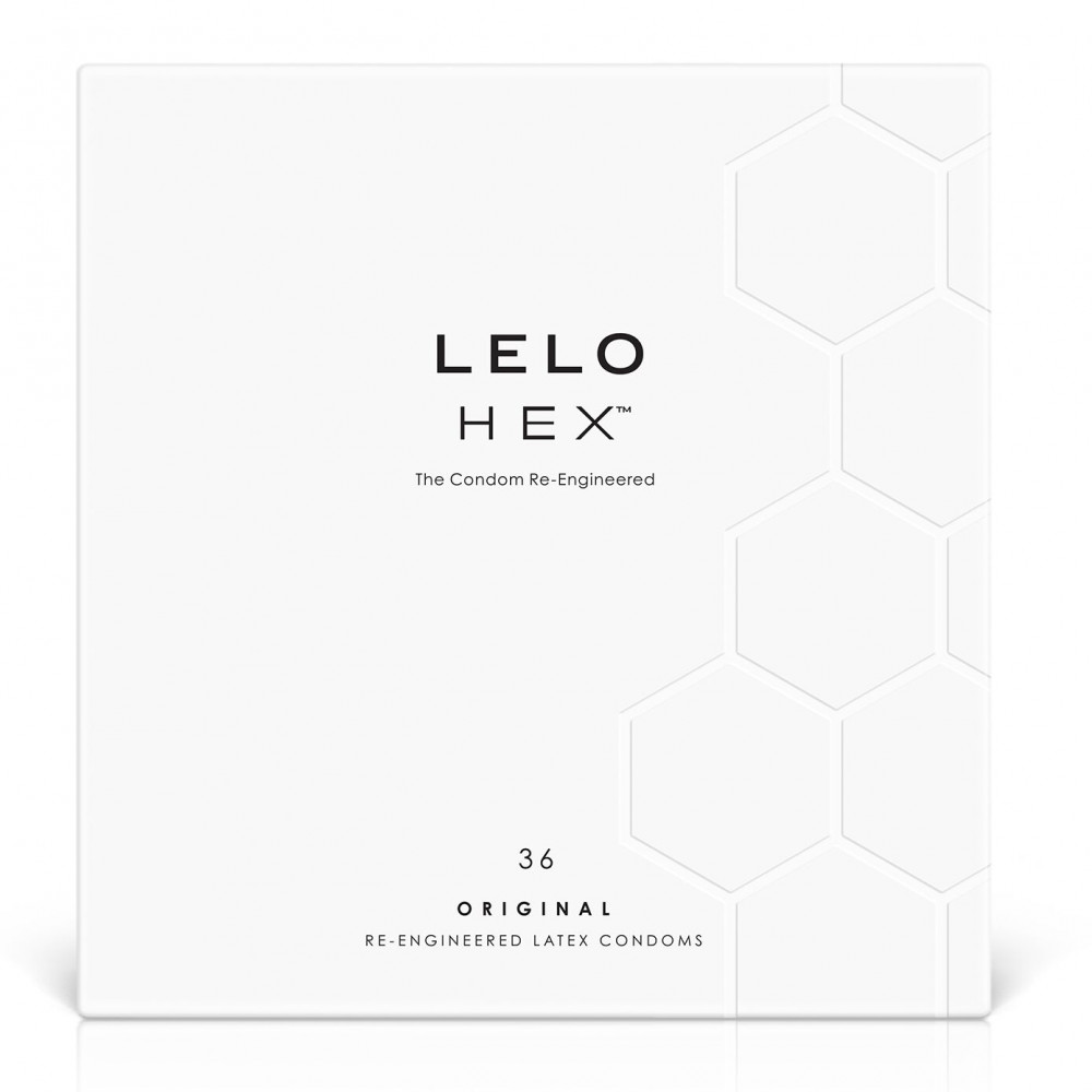 Презервативы - Презервативы LELO HEX Condoms Original 36 Pack, тонкие и суперпрочные