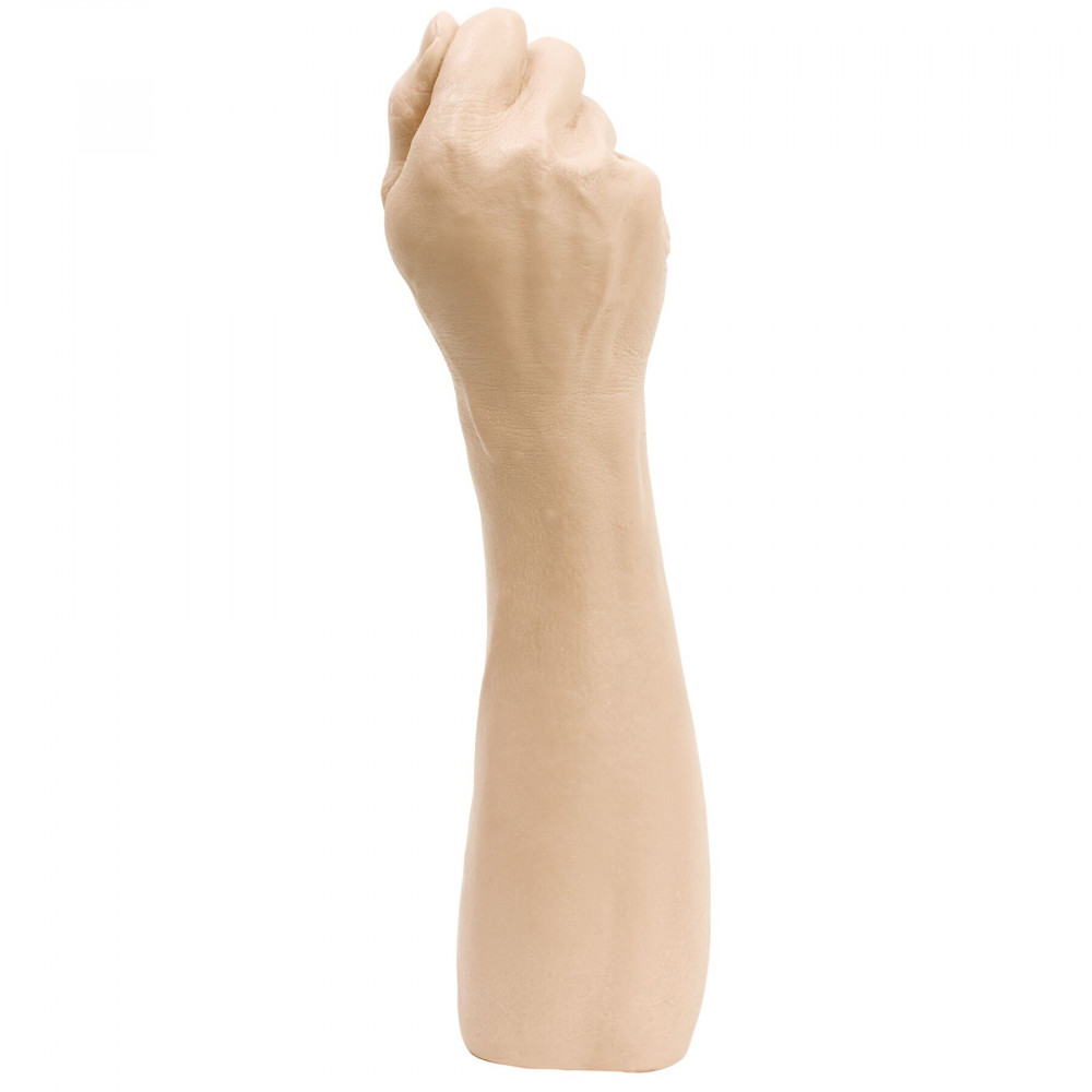 Анальные игрушки - Кулак для фистинга Doc Johnson The Fist, Flesh, реалистичная мужская рука, длинное предплечье 3