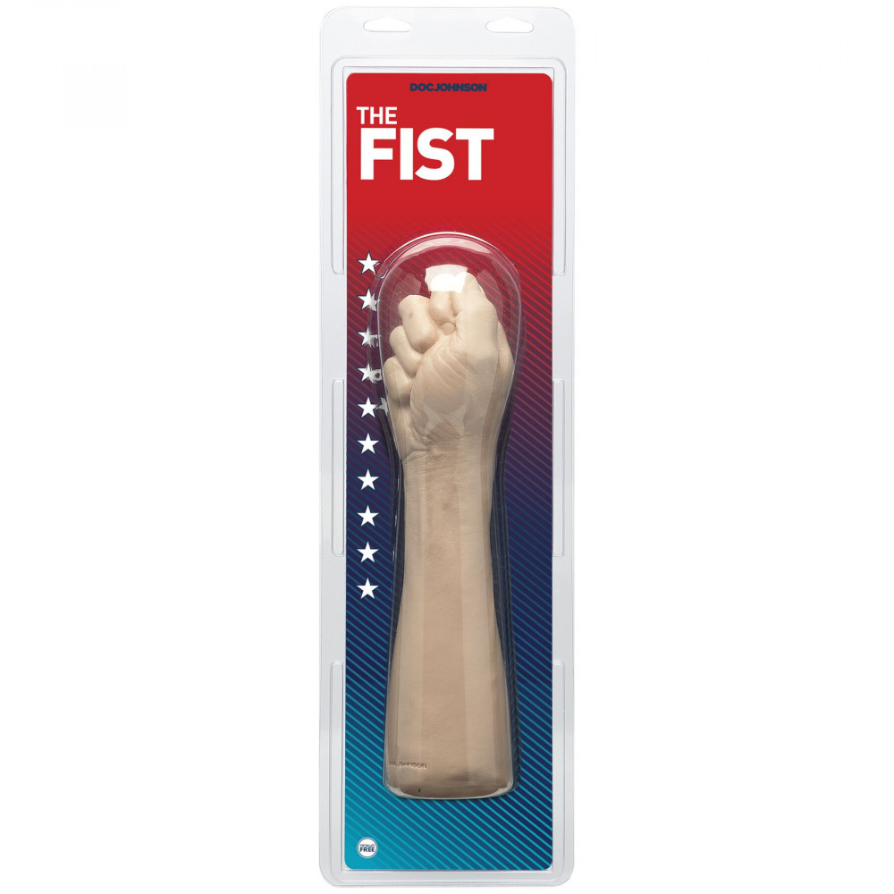 Анальные игрушки - Кулак для фистинга Doc Johnson The Fist, Flesh, реалистичная мужская рука, длинное предплечье 1