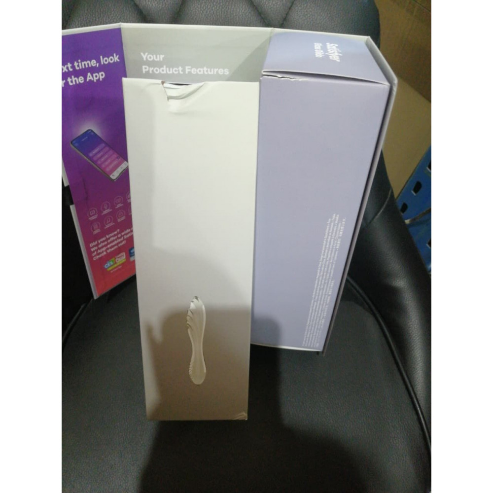 Секс игрушки - Двусторонний стеклянный дилдо Satisfyer Dazzling Crystal 1 Transparent (мятая упаковка!!!) 1