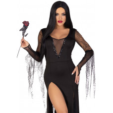 Эротический костюм Мортиши Аддамс Leg Avenue Sexy Spooky Morticia L