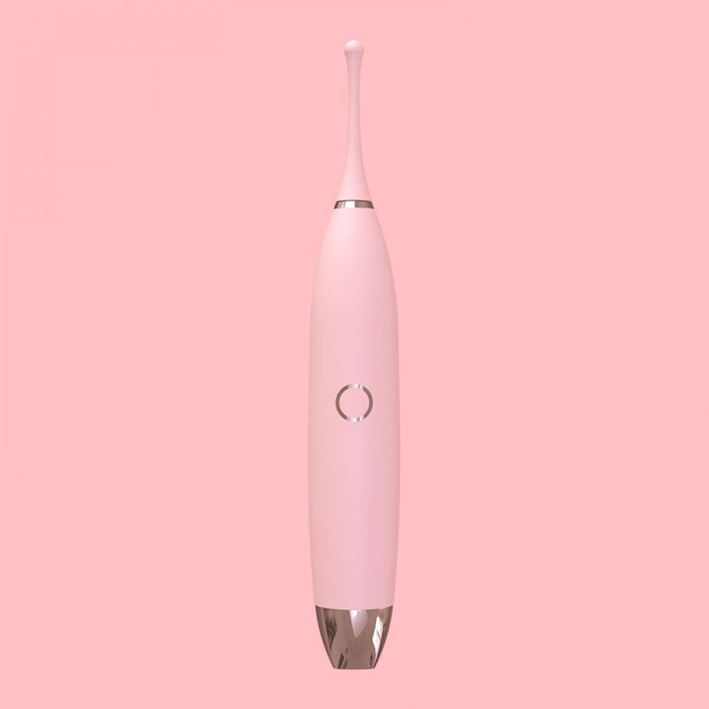 Вибропули и мини-вибраторы - Клиторальный вибратор KISTOY C-King Pink, с двумя доп. насадками, мощная точечная стимуляция 5