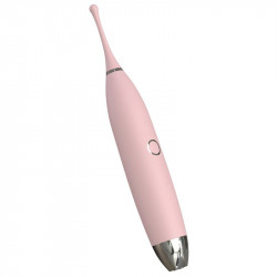 Клиторальный вибратор KISTOY C-King Pink, с двумя доп. насадками, мощная точечная стимуляция