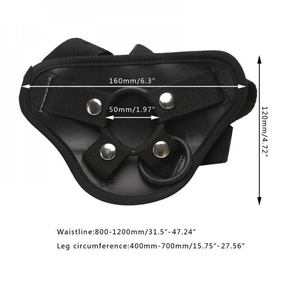 Разное - Страпон женский EGZO Evolution STR006 ( 16,5 см х 4 см ) 6