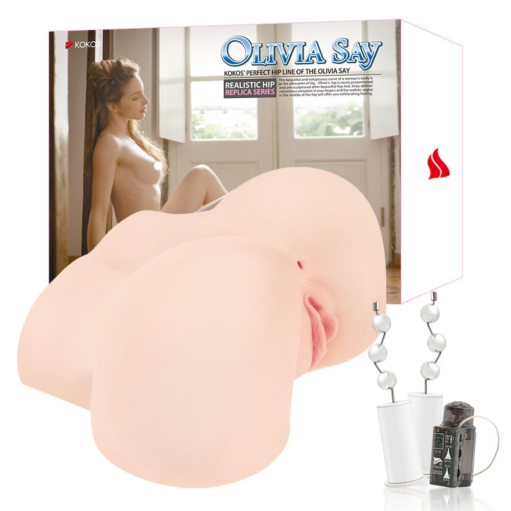 Мастурбаторы без вибрации - Мастурбатор Kokos OLIVIA SAY два входа: вагина и попка 2