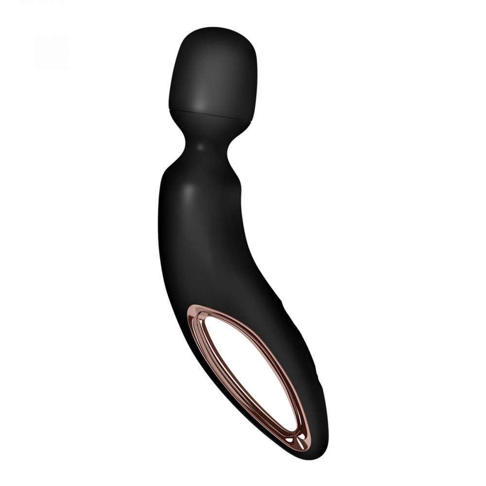 Для LGBTQ+ - Вібромасажер Satisfyer Wand-erland (Black/Rosegold) 1