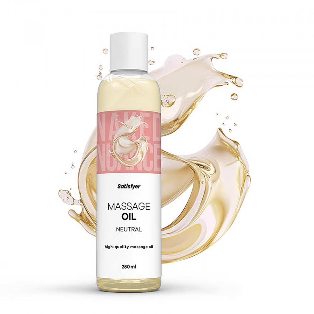 - Распродажа!!! Массажное масло Satisfyer Massage Oil Neutral 250 мл (срок 30.04.2027) 1