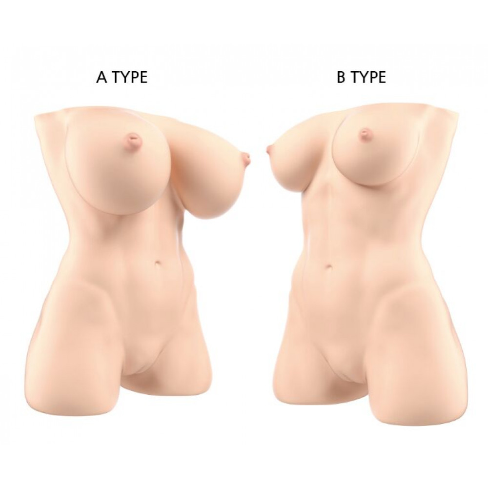 Мастурбатори без вібрації - Мастурбатор-торс Naked Factory JESSICA A TYPE, великі груди, дуже реалістичний, наскрізний 6