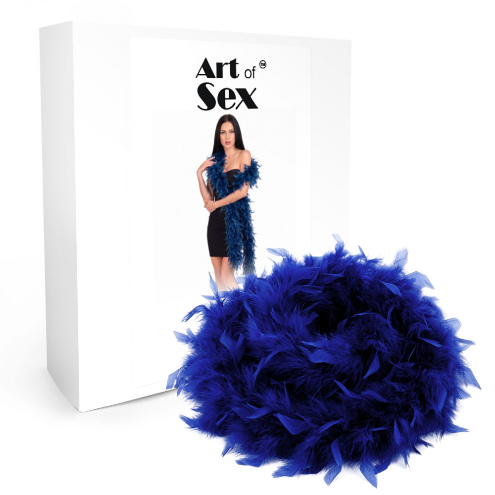 - Боа з пір’я Art of Sex, довжина 2 метри, колір синій 1