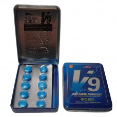 Таблетки для чоловіків V9 для посилення потенції (ціна за платівку, 10 табл.)