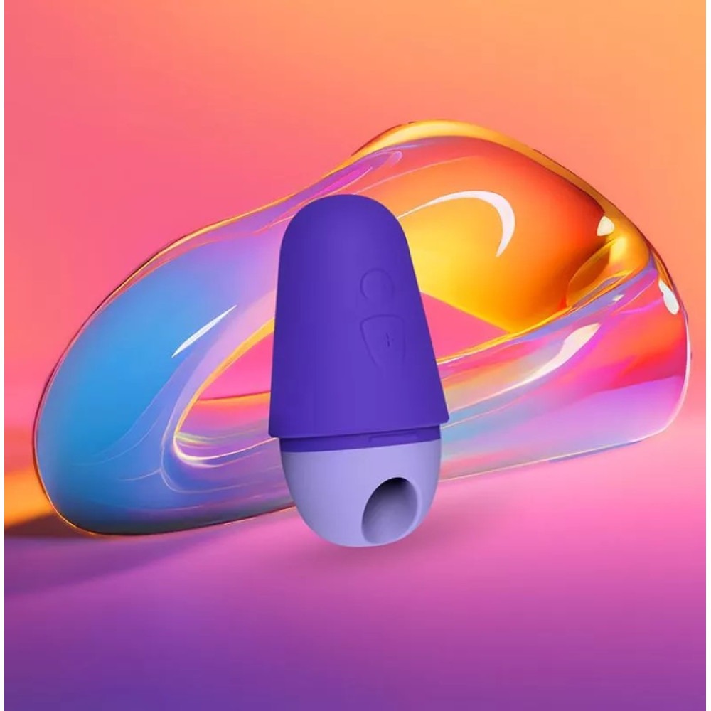 Різне - Вакуумний стимулятор для клітора ROMP Free X, силіконовий, фіолетовий 5