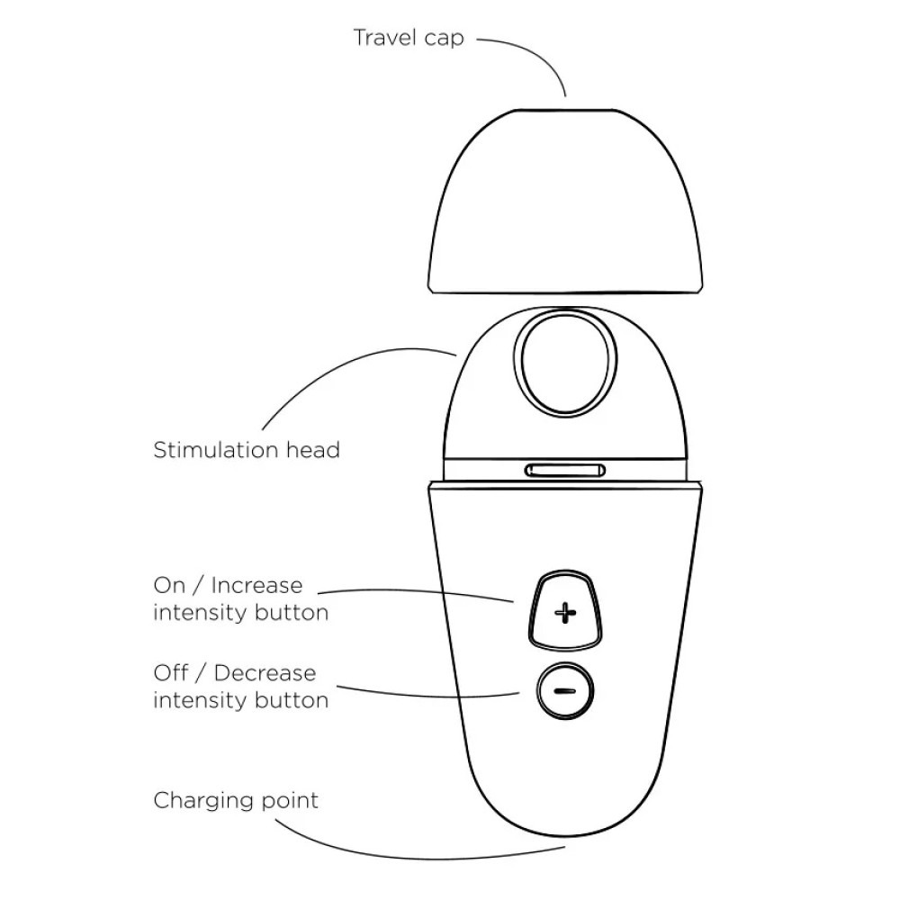Різне - Вакуумний стимулятор для клітора ROMP Free X, силіконовий, фіолетовий 7