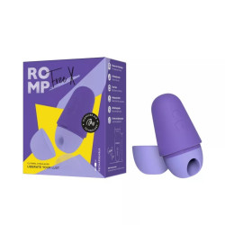 Вакуумний стимулятор для клітора ROMP Free X, силіконовий, фіолетовий