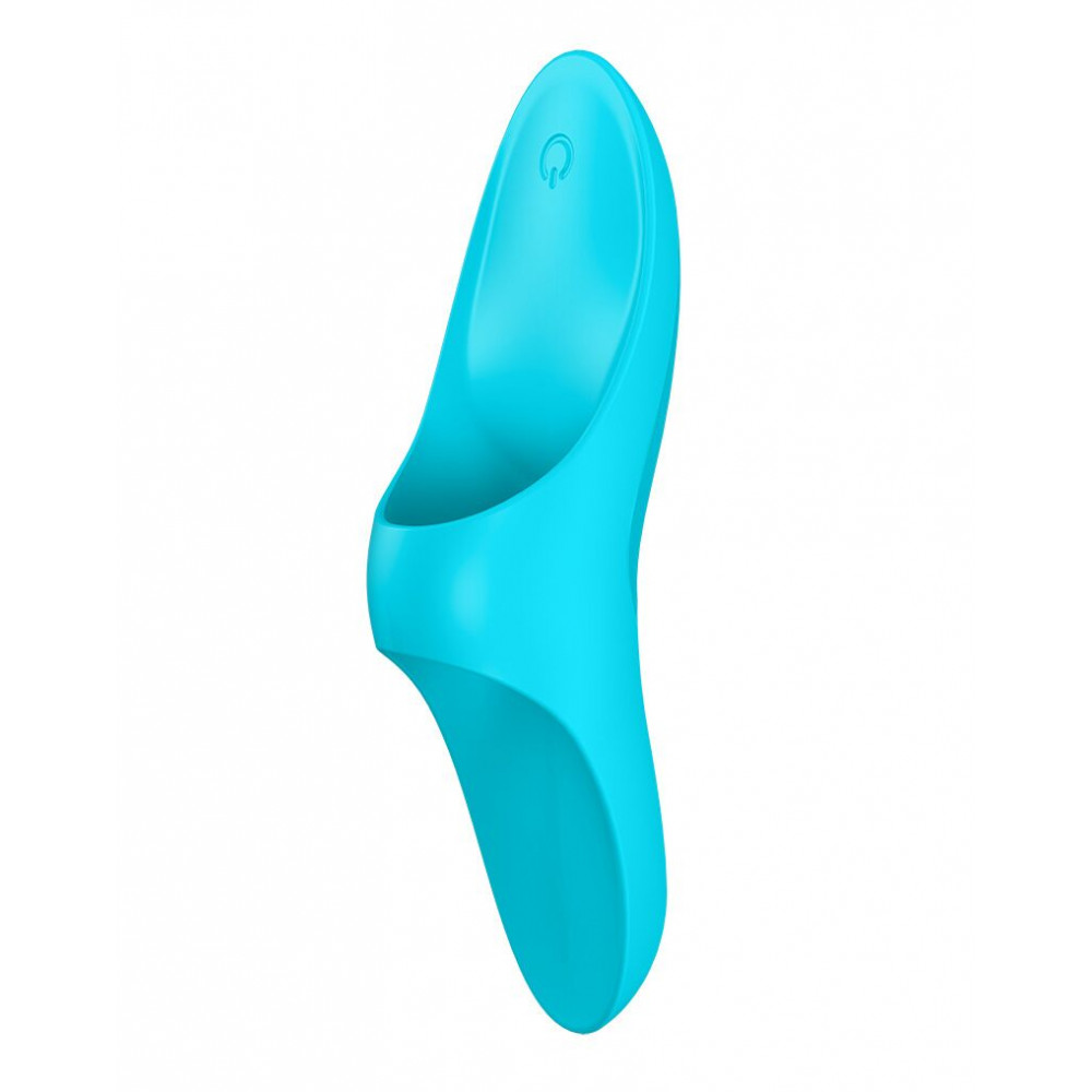 Клиторальный вибратор - Вибратор на палец Satisfyer Teaser Light Blue