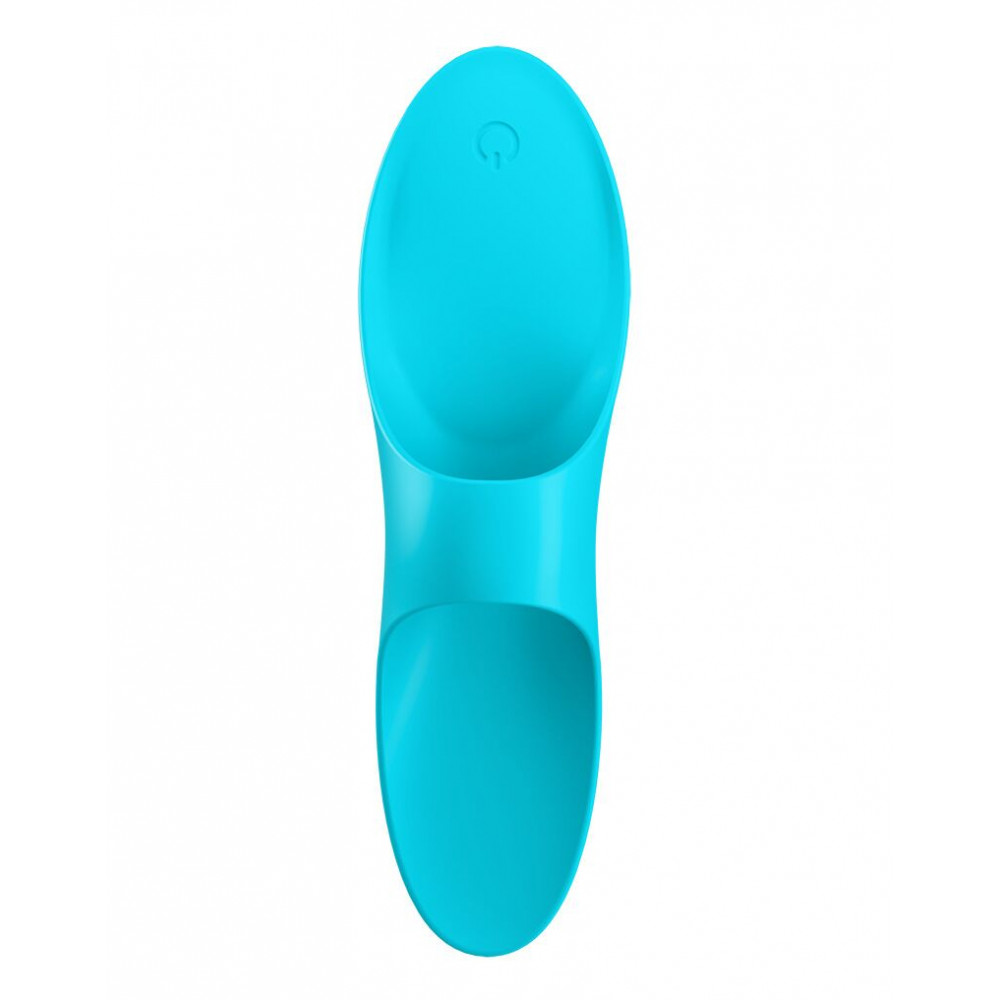 Клиторальный вибратор - Вибратор на палец Satisfyer Teaser Light Blue 3
