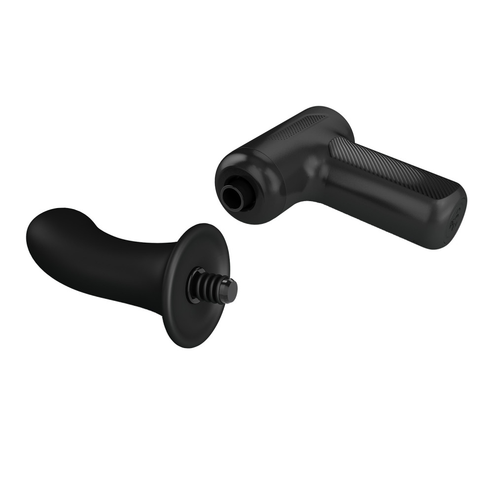 Різне - Вібромасажер пістолет Dj Doctor Massage Gun чорний, 12.1 х 3.8 19