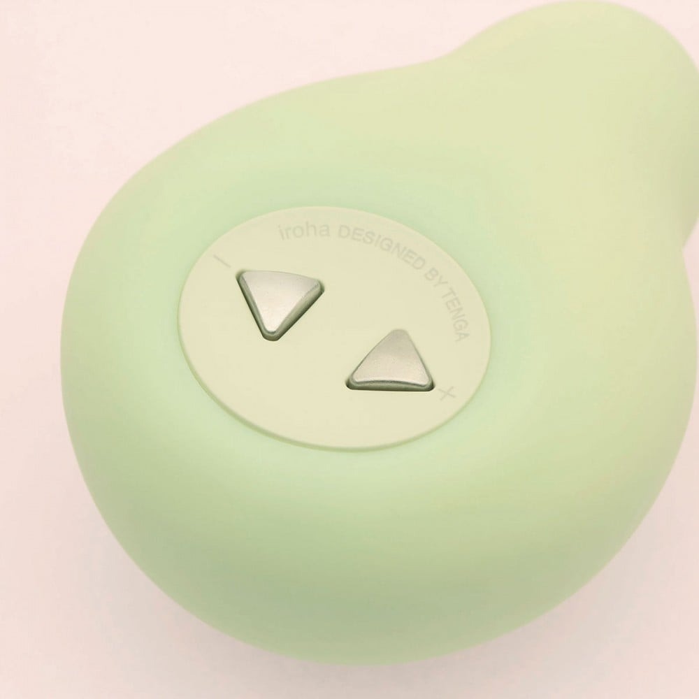 Секс игрушки - Вибратор для клитора Iroha Midori Tenga, медицинский силикон, зеленый 3