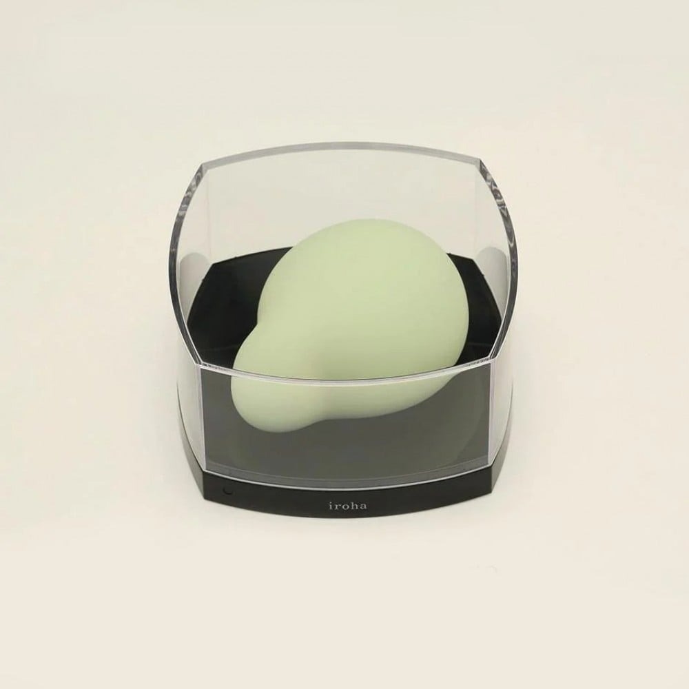 Секс игрушки - Вибратор для клитора Iroha Midori Tenga, медицинский силикон, зеленый 2
