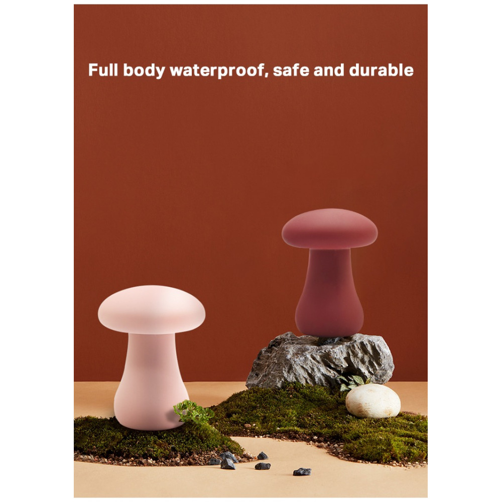 Різне - Вібратор для клітора у формі грибочка Sweet Em Velvet Lure Рожевий 9