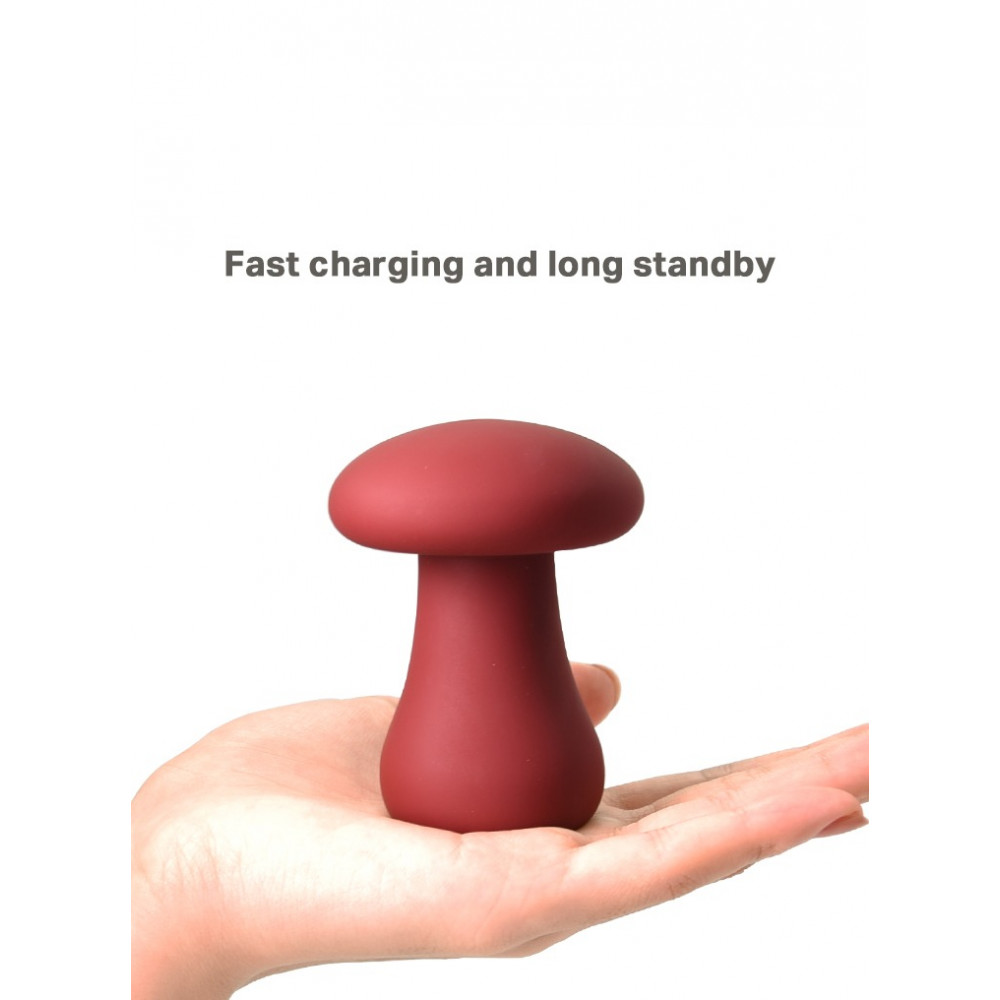 Різне - Вібратор для клітора у формі грибочка Sweet Em Velvet Lure Рожевий 8