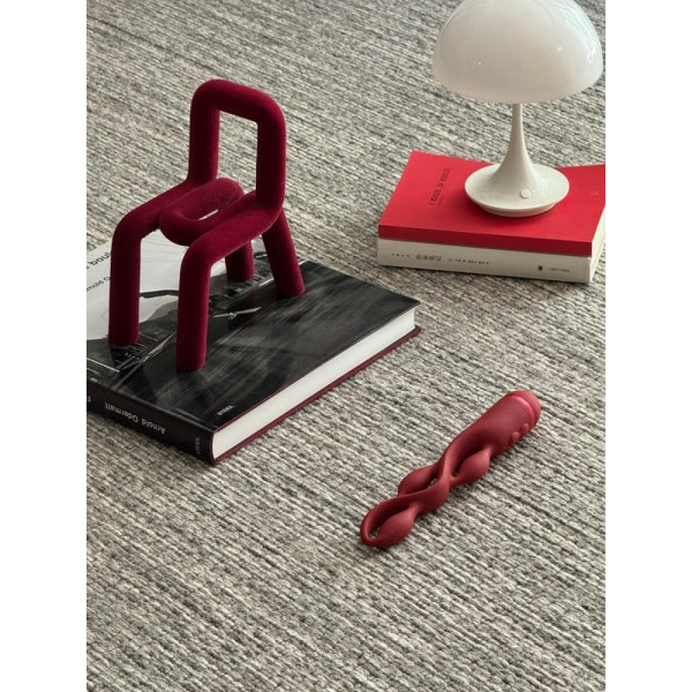 Різне - Імпульсний вібратор з ефектом пульсації UPKO UEROS для тривимірної стимуляції, червоний 8