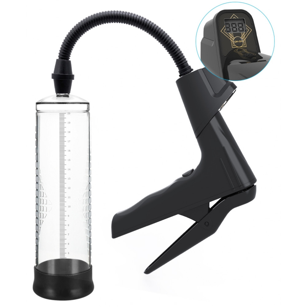 Разное - Вакуумная помпа с манометром CANWIN Men Air Gun Penis Pump - P398 2