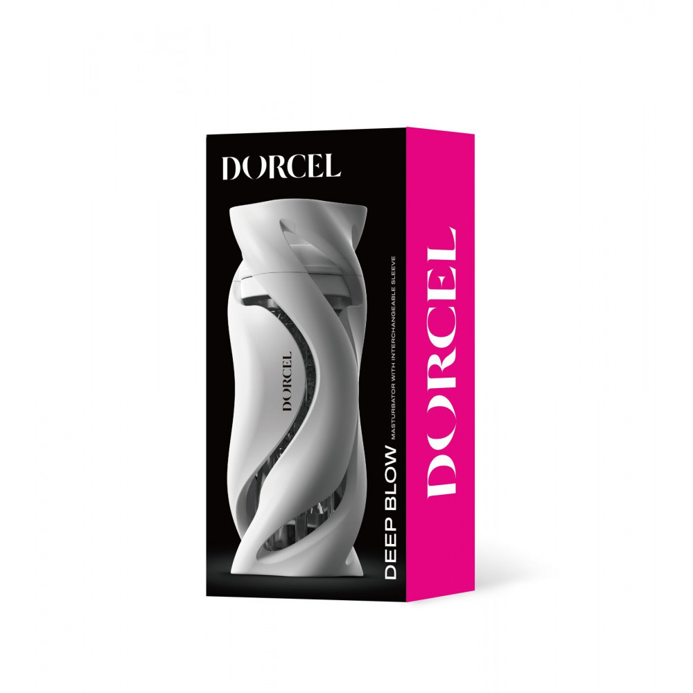 Секс іграшки - Мастурбатор Dorcel DEEP BLOW WHITE (м'яте паковання!!!) 6