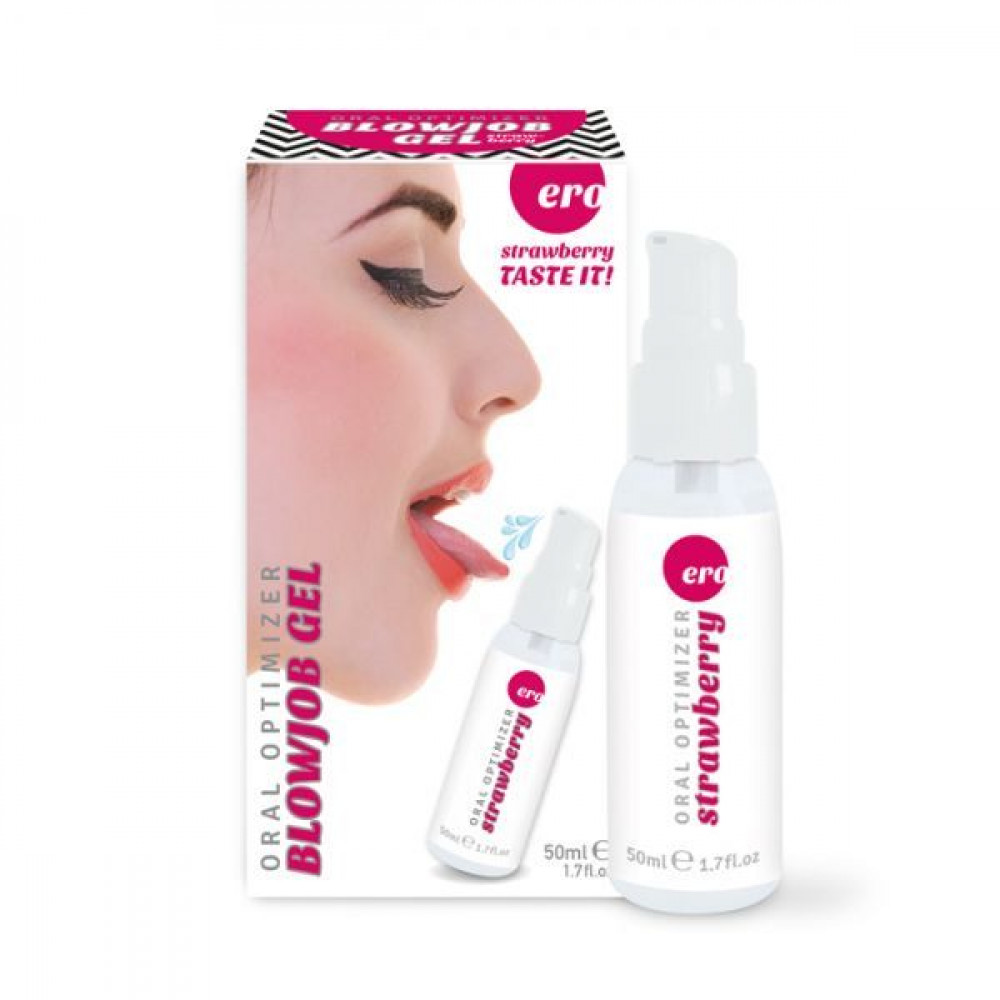 Оральные смазки - Стимулирующий оральный гель Oral Optimizer Blowjob Gel Strawberry, 50 мл