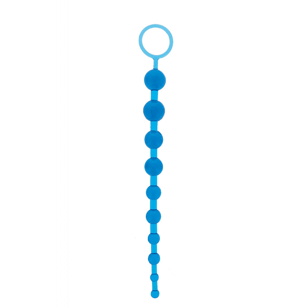 Секс игрушки - Анальная цепочка Oriental Jelly Butt Beads 10.5, BLUE