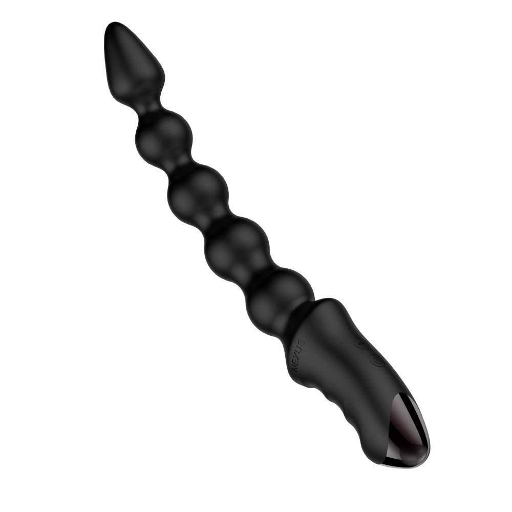 Секс игрушки - Анальная елочка с вибрацией Nexus Bendz черная, 29.2 х 3.6 см 2