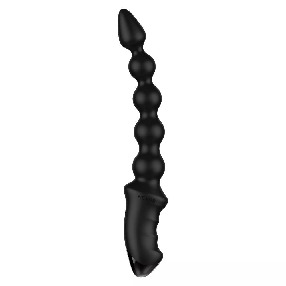 Секс игрушки - Анальная елочка с вибрацией Nexus Bendz черная, 29.2 х 3.6 см 4