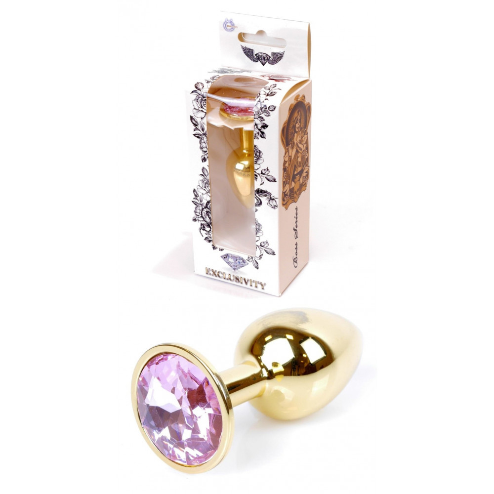 Анальные игрушки - Анальная пробка Boss Series - Jewellery Gold PLUG Rose S, BS6400018