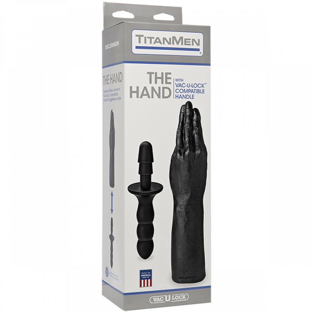 Анальные игрушки - Рука для фистинга Doc Johnson Titanmen The Hand with Vac-U-Lock Compatible Handle 1