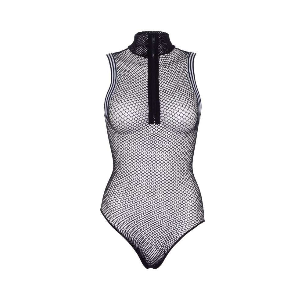 Разное - Боди в сетку спортивного стиля Leg Avenue, черный 4
