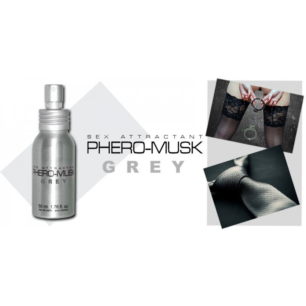  - Духи с феромонами для мужчин PHERO-MUSK Grey, 50 ml 1
