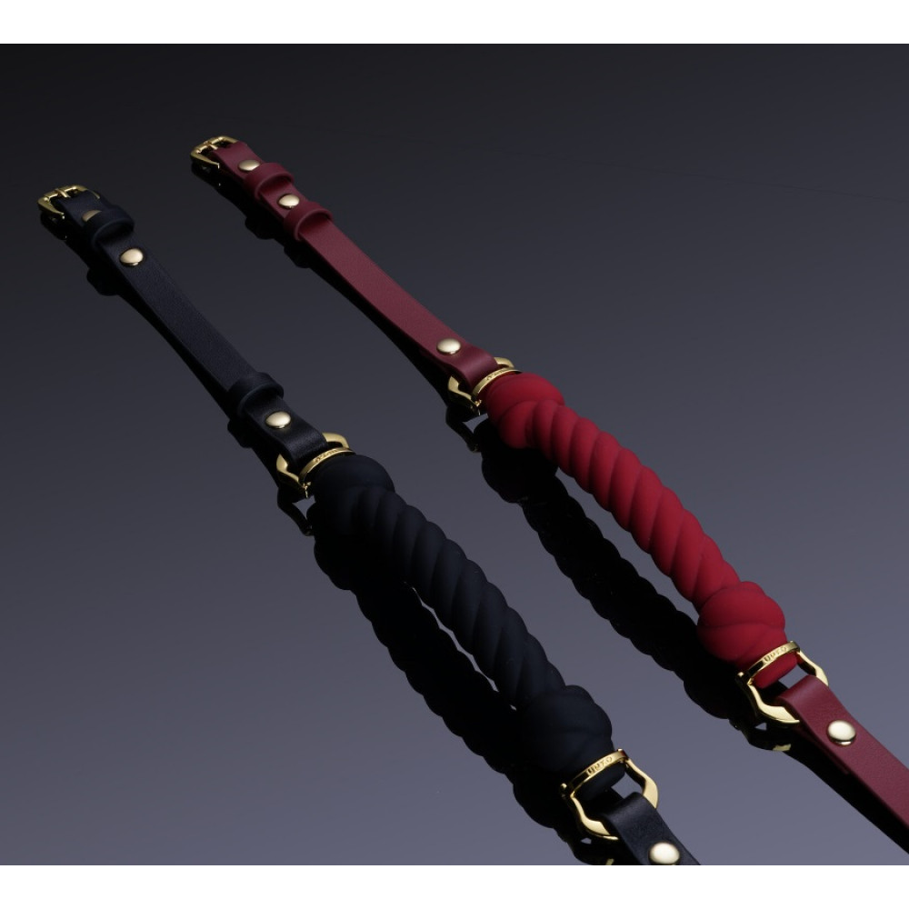 Разное - Кляп в форме жгута с узлами UPKO Desire for Mouth Bondage Collection, красный 3