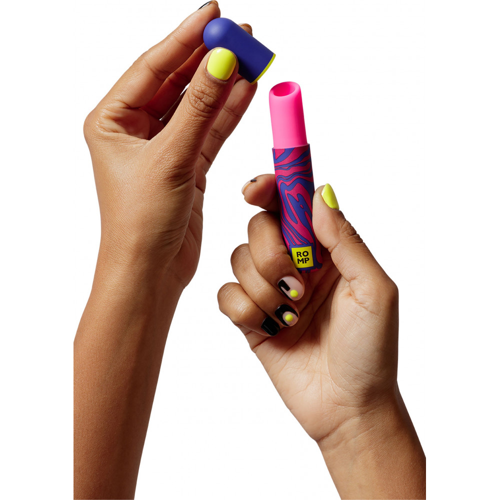 Різне - Кліторальний вібратор Romp Lipstick у вигляді губної памади, рожевий 3