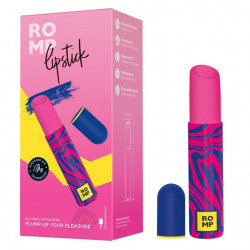 Кліторальний вібратор Romp Lipstick у вигляді губної памади, рожевий